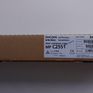 Original RICOH MP C2551 Cyan Toner für brillante Farbdrucke